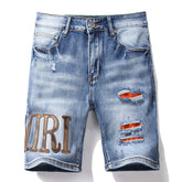 AMIRI Logo Denim Shorts #2008